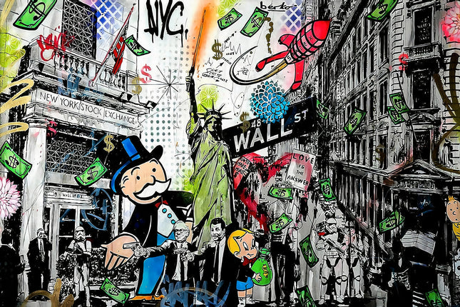 MONOPOLY WALL STREET - MONEY GAME