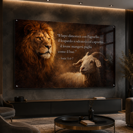 IL LEONE E L'AGNELLO - PACE E ARMONIA