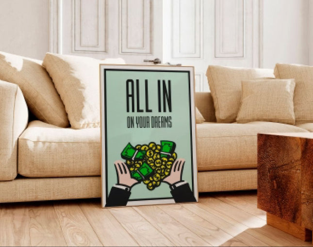ALL IN ON YOUR DREAMS - CORAGGIO E AMBIZIONE
