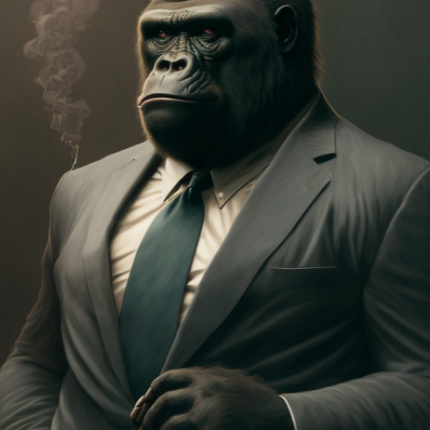 GORILLA SENIOR - THE BUSINESS MAN