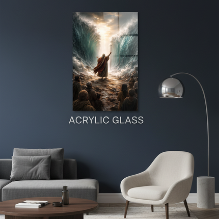 Acrylic glass elegante senza cornice