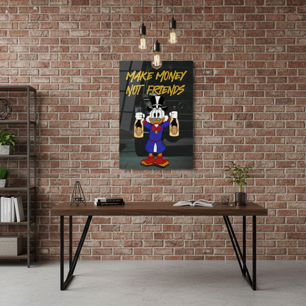 BORN TO WIN su plexy in loft industriale