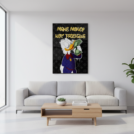 Dollar Paperone su plexy in living moderno