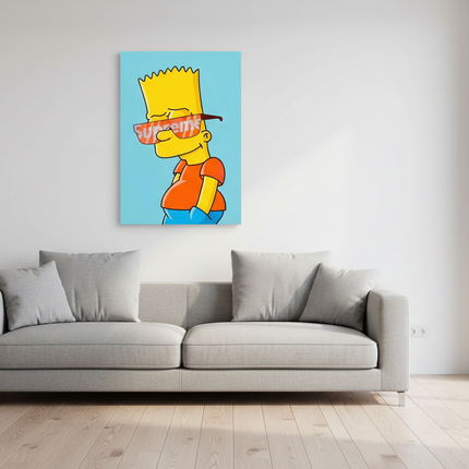 Quadro in soggiorno moderno