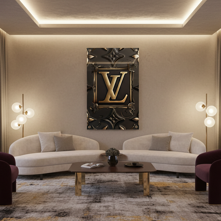 Quadro LV in plexy glass - lounge