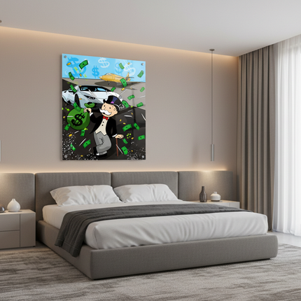Quadro MUCH MONEY - camera da letto