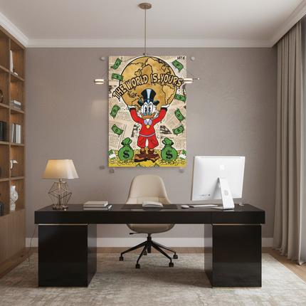 Quadro Paperone World - home office