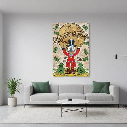 Quadro Paperone World - salone