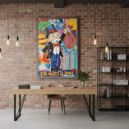 THE WORLD IS YOURS su plexy in loft industriale