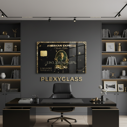 Ufficio elegante con stampa plexiglass