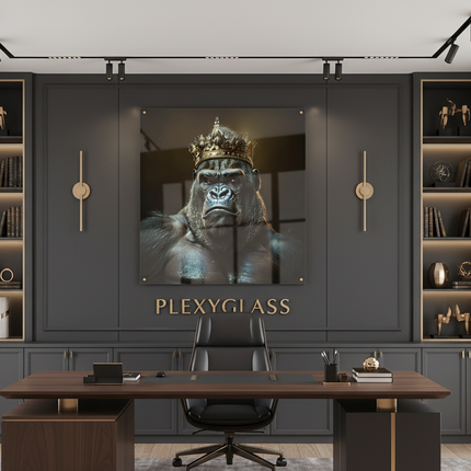 Ufficio elegante con stampa plexiglass